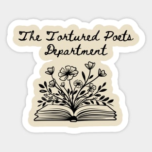 Tortured Poets Department Design Sticker